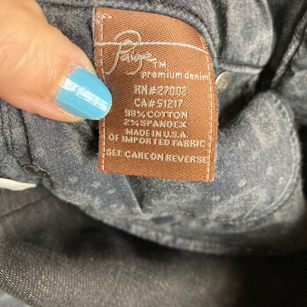 Paige Premium Denim Black Distressed Jeans Size 27 - Picture 7 of 12